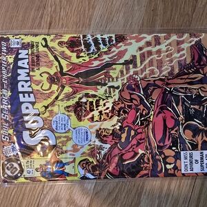 Superman Comic Book with Dynamic Cover